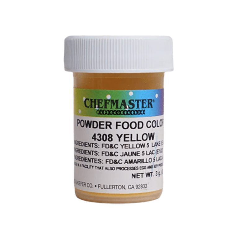 Yellow Powdered Food Coloring 3 grams- Chefmaster