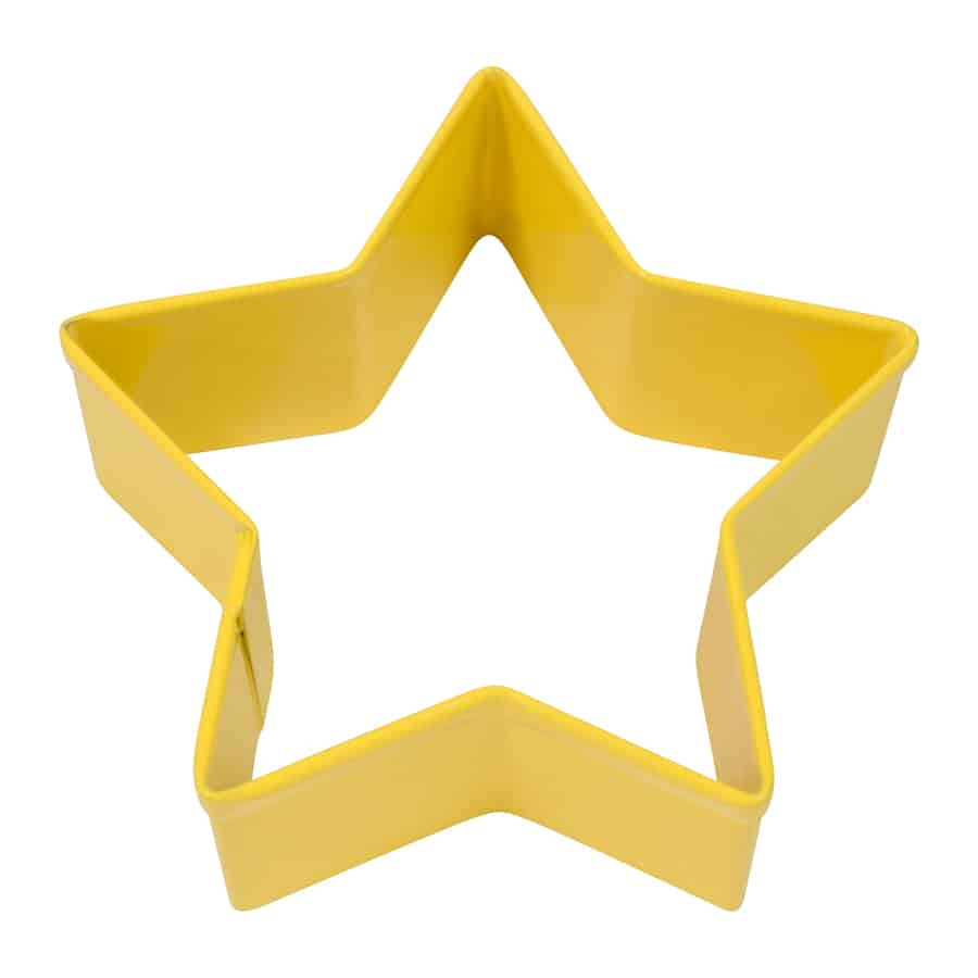 Yellow Star Cookie Cutter, 2.75"- R&M