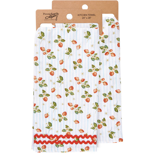 Berry Kitchen Towel- Primitives by Kathy
