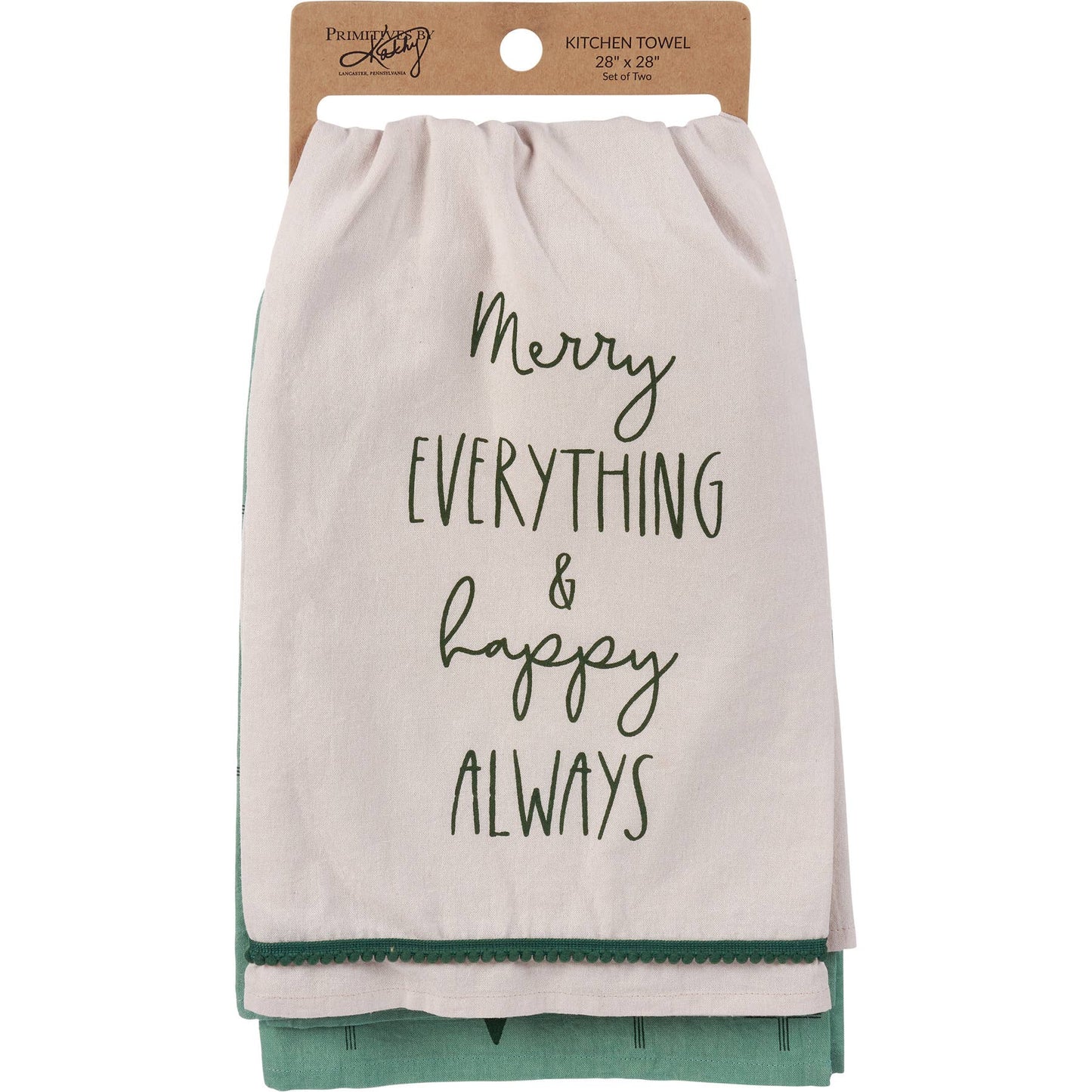 Merry Everything Kitchen Towel Set - Primitives by Kathy