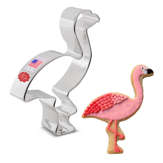 Flamingo Cookie Cutter, 4"- Ann Clark