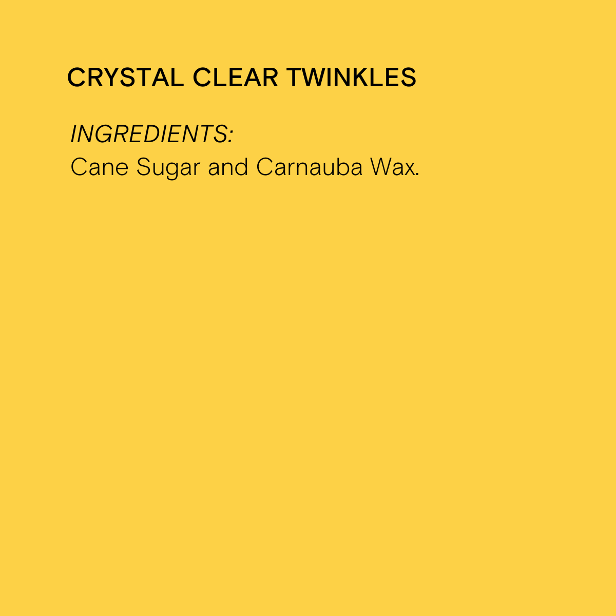 Crystal Clear Twinkles Sanding Sugar - Supernatural