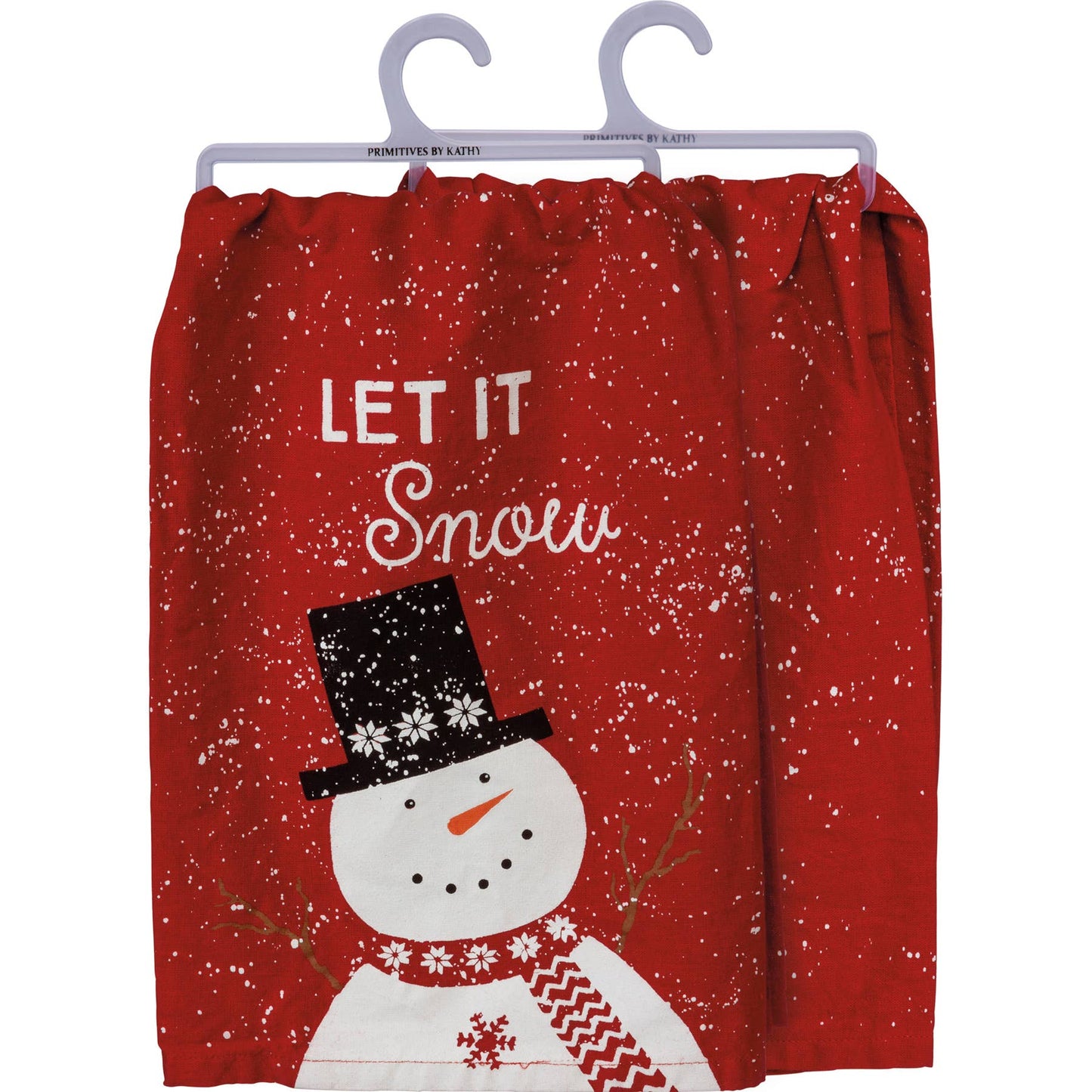 Let It Snow Nordic Kitchen Towel - Primitives by Kathy