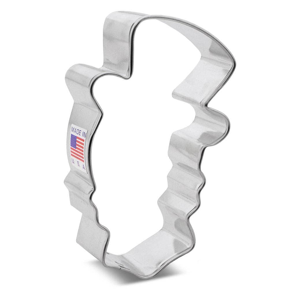 Sugar Skull with Top Hat Cookie Cutter (3.82")- Ann Clark
