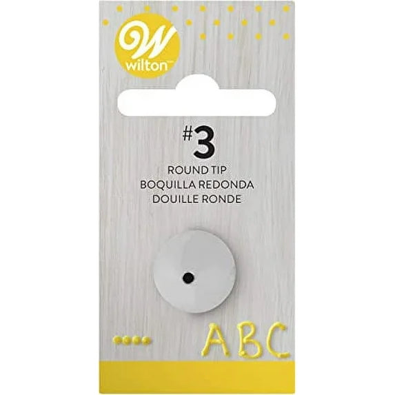 Round Decorating Tip 3 - Wilton