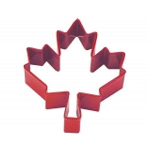 Maple Leaf, Red Polyresin, 3"- R&M
