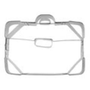 Brief Case with Embossed Details Cookie Cutter, 2.75"- Stadter