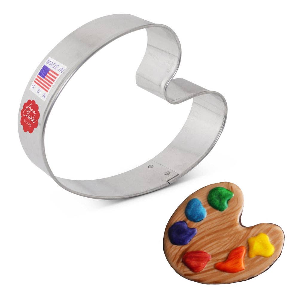 Paint Palette Cookie Cutter (3 5/8")- Ann Clark