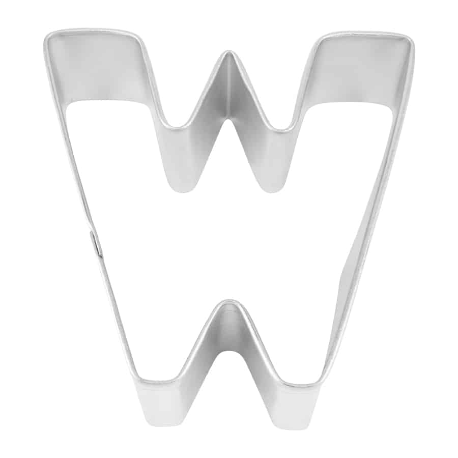 Letter W Cookie Cutter, 3"- R&M