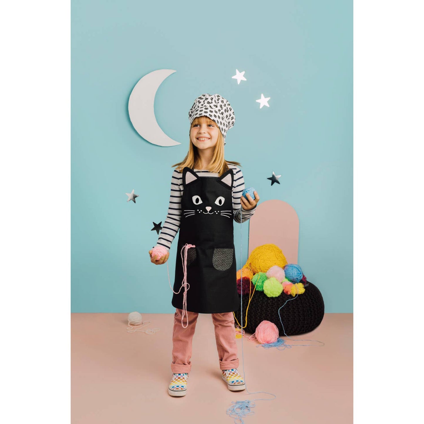 Cat Daydream Kids Apron and Hat Set- Danica Jubilee