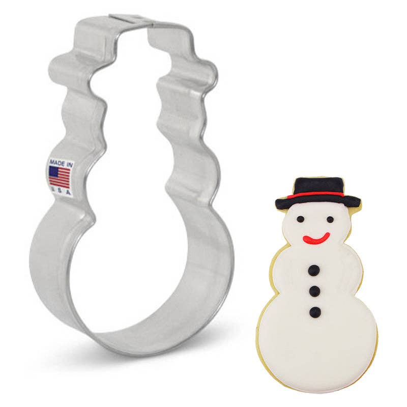 Mini Snowman Cookie Cutter 2.25"- Ann Clark