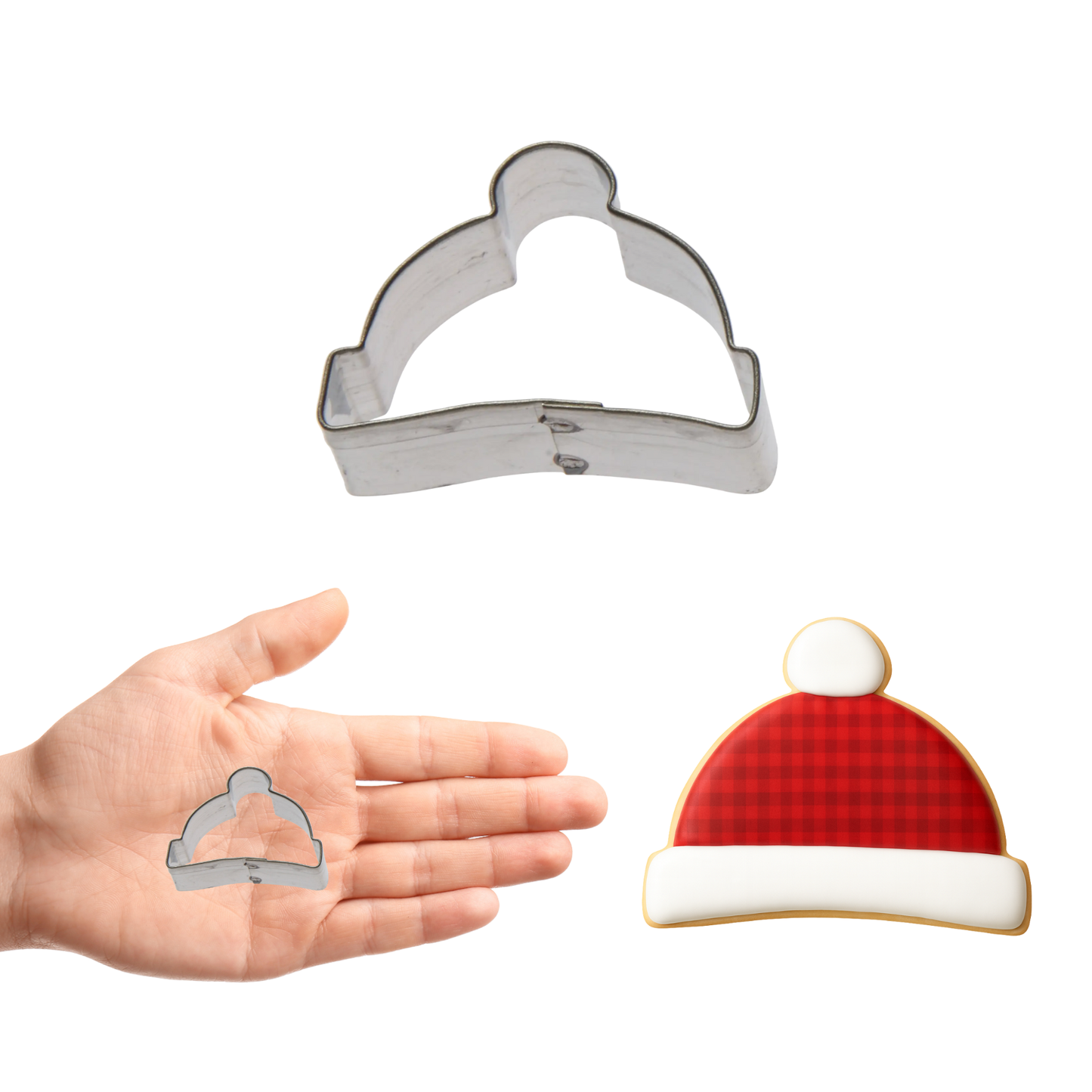 Mini Stocking Cap Cookie Cutter (1.5 ")