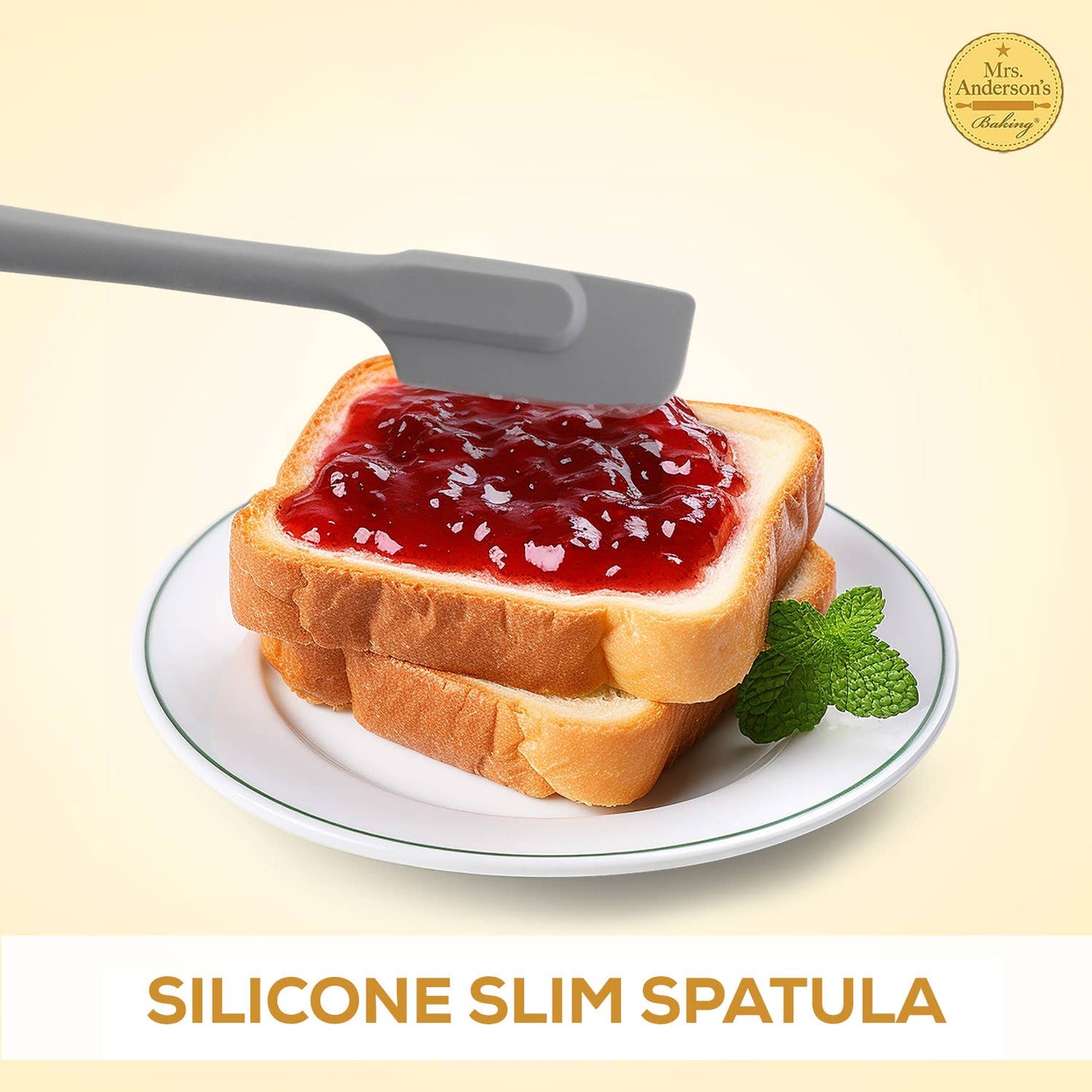 Mrs. Anderson's Baking Silicone Slim Spatula- HIC Kitchen