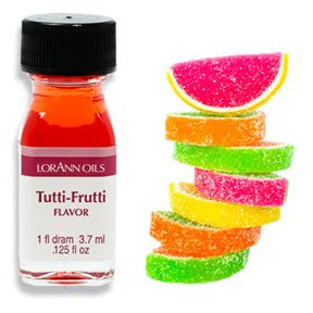 Tutti-Frutti Flavor, 1 fl dram, 3.7 ml, .125 fl oz- LorAnn's