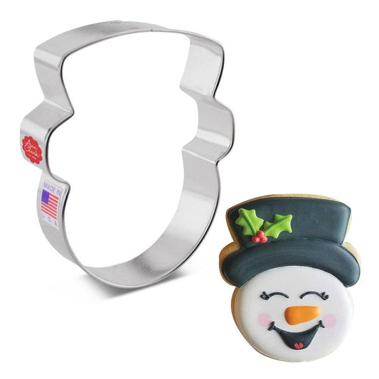 Snowman Head Cookie Cutter 3 7/8" - Ann Clark