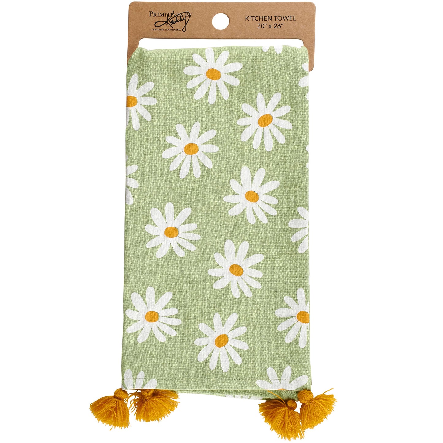 Daisy Kitchen Towel - Primitives by Kathy