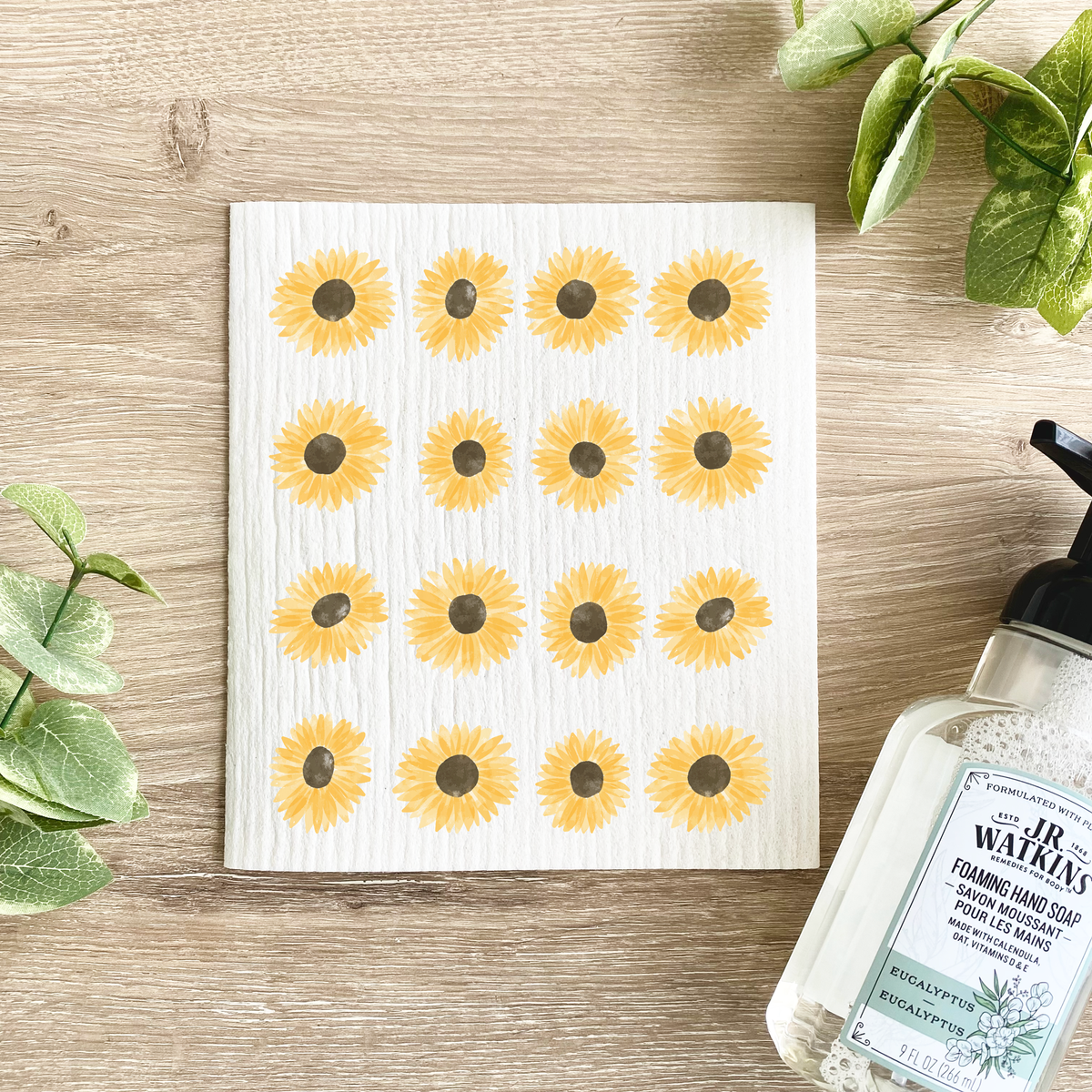 Lissi Designs - Sunflower Pattern - Swedish Dishcloth – Downtown Dough
