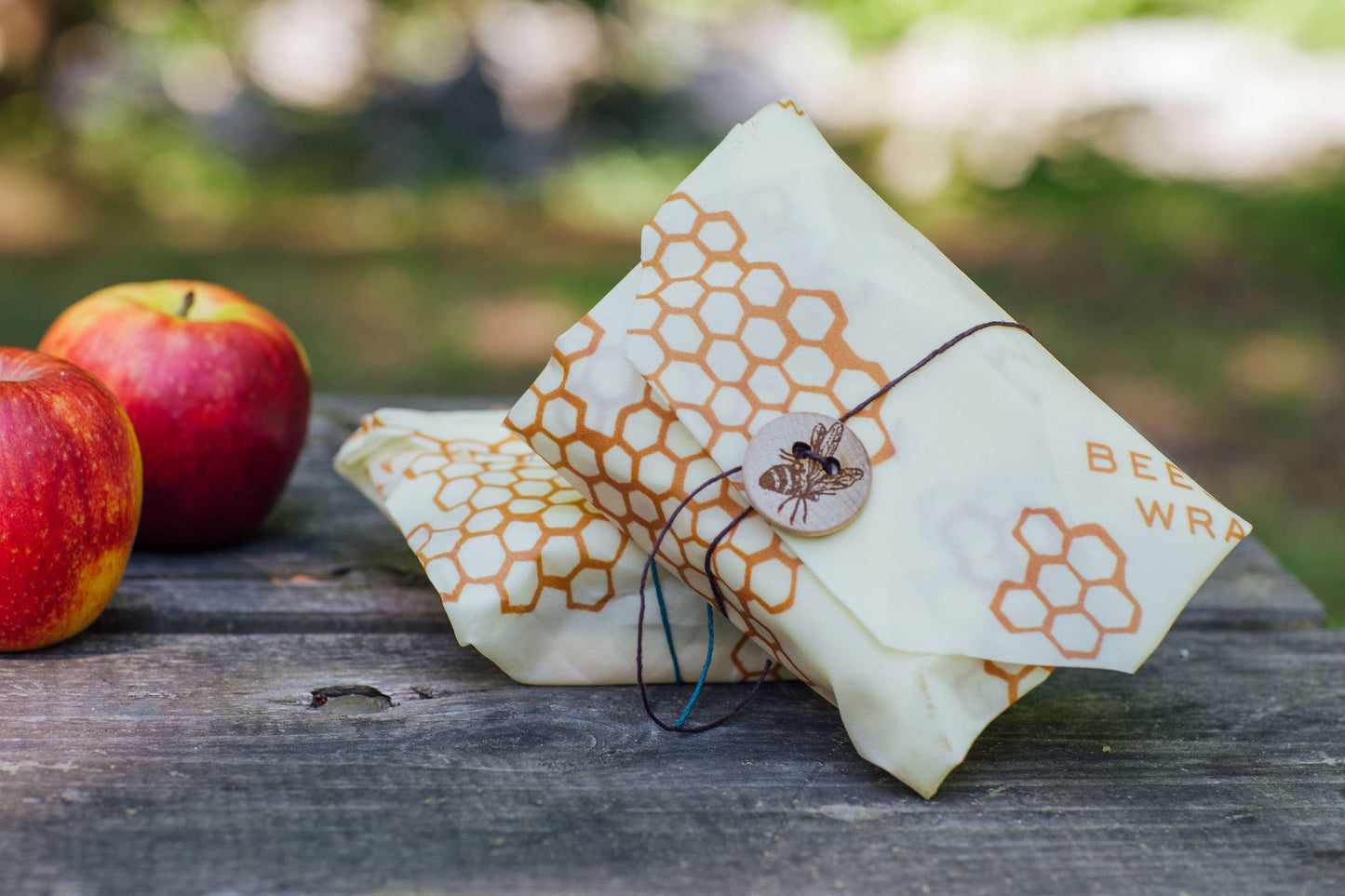 Honeycomb Print Sandwich Wrap- Bee’s Wrap® Beeswax Reusable Bread Wrap