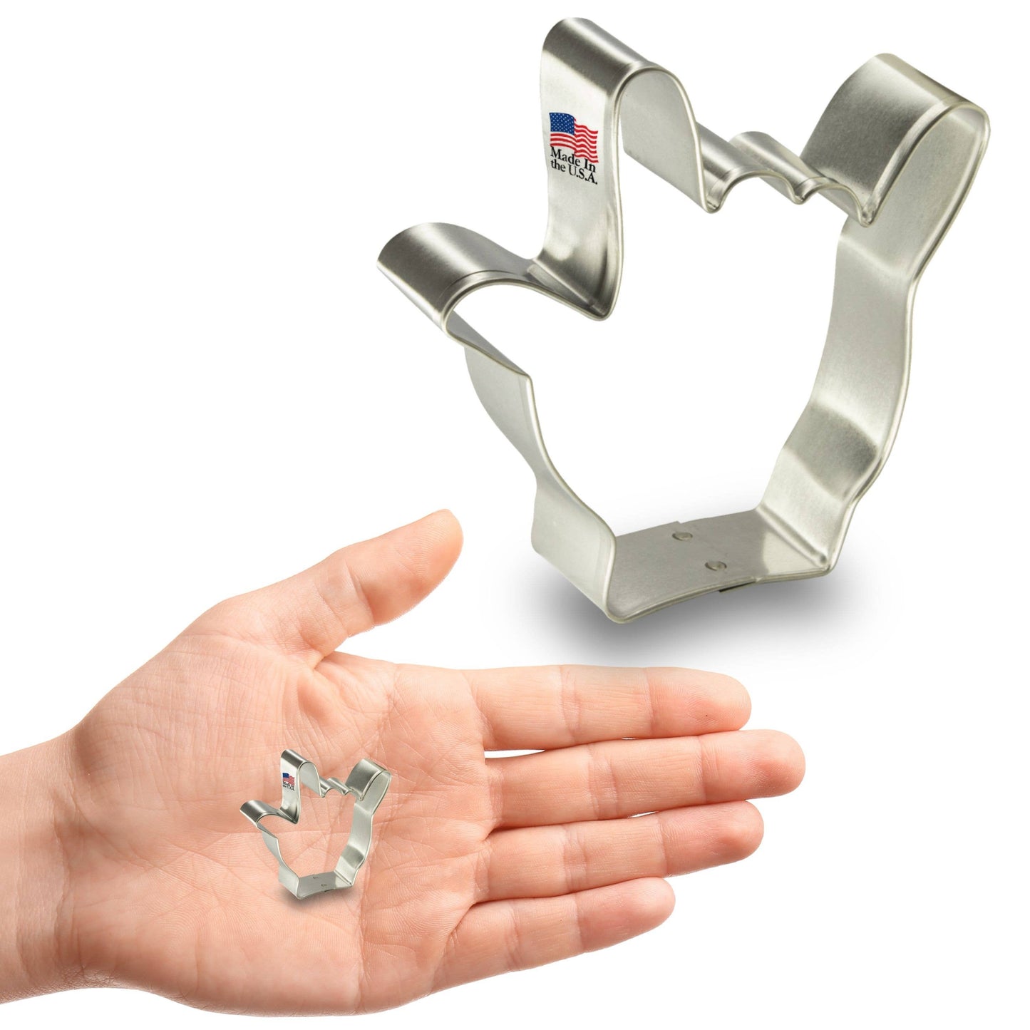 Mini Hand I Love You Sign Cookie Cutter (1.5")