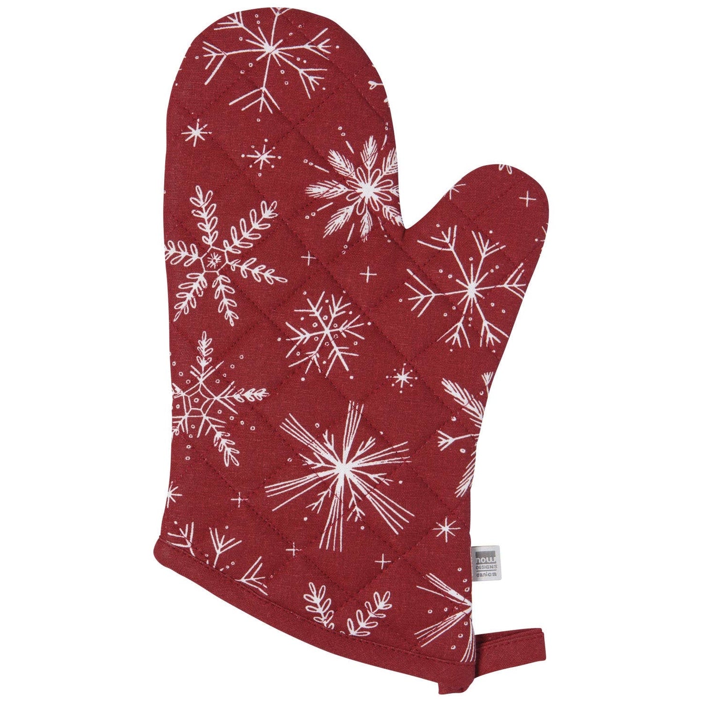 Snowflakes Classic Christmas Apron & Mitt Set- Now Designs by Danica