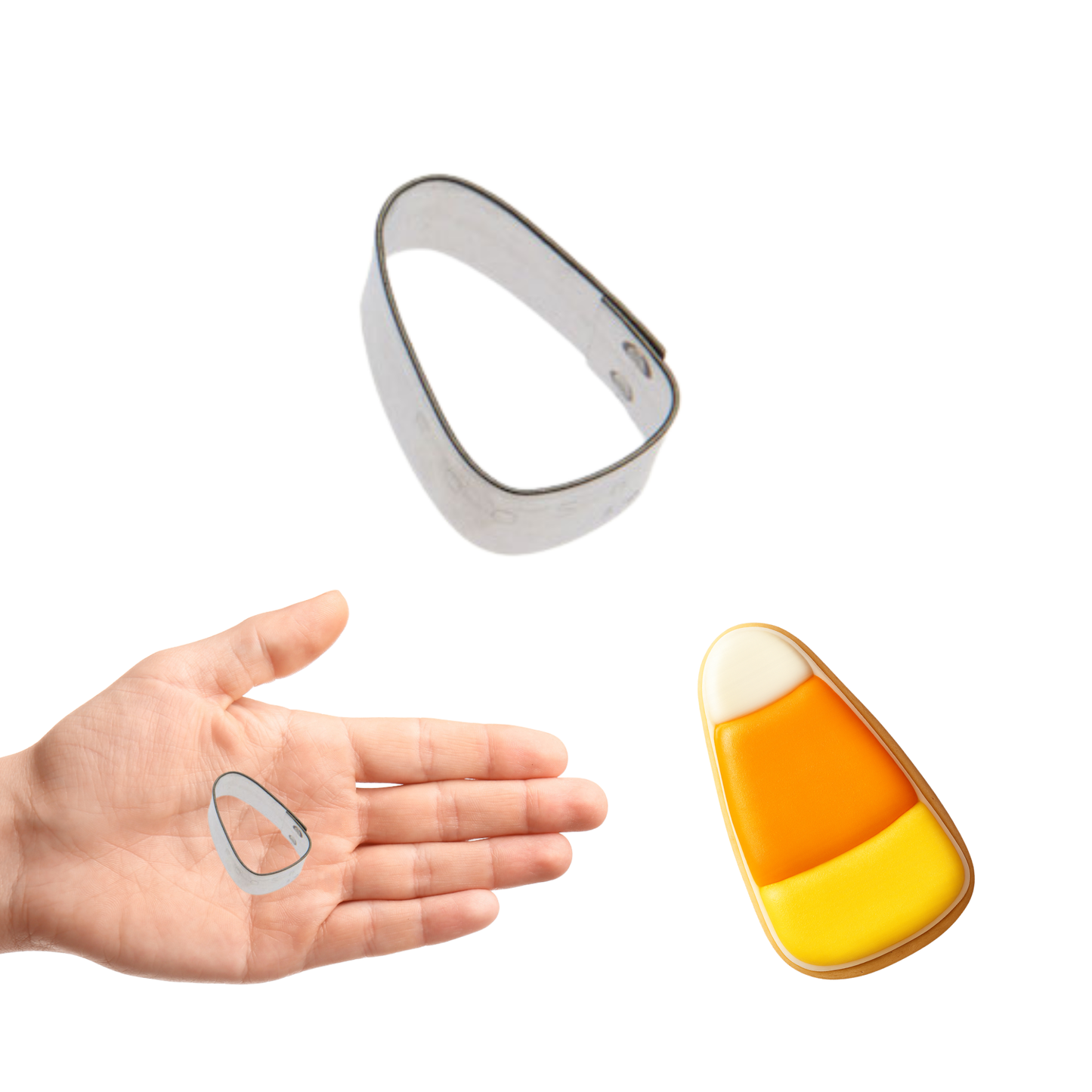 Mini Candy Corn Cookie Cutter, 1 "