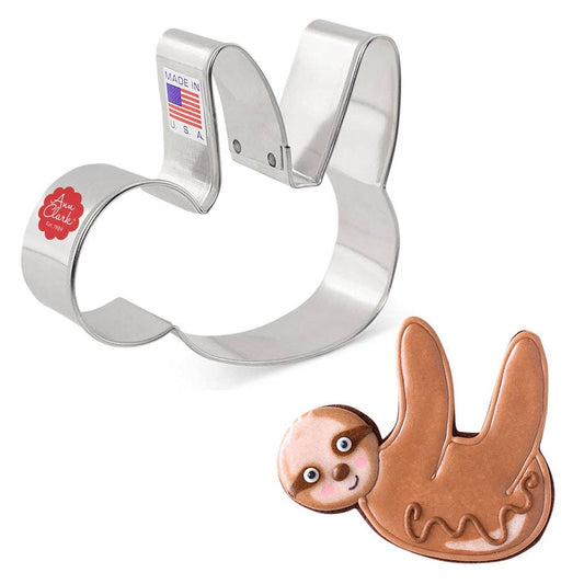 Sloth Cookie Cutter, 3 5/8" - Ann Clark