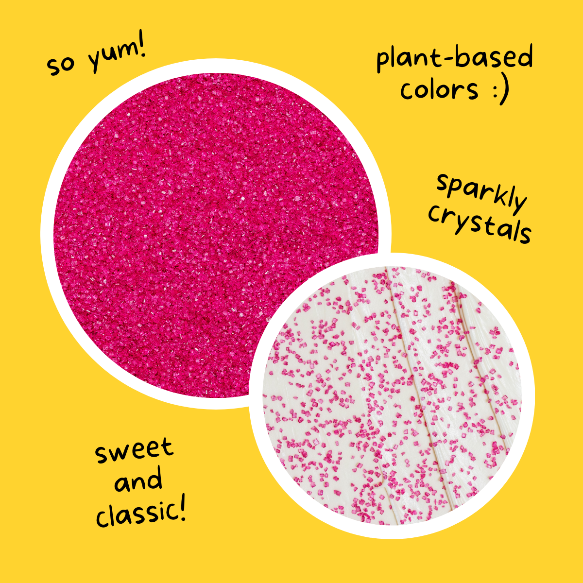Hot Pink Twinkles Sanding Sugar - Supernatural