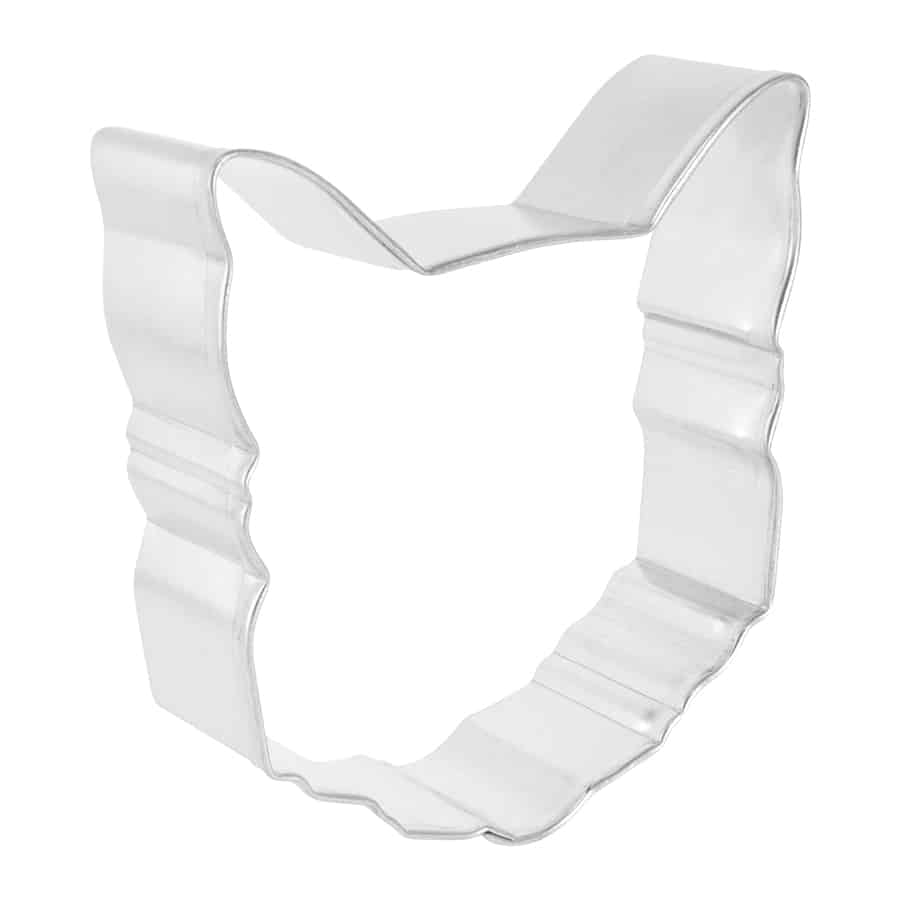 Cat Face Cookie Cutter, 3.5"- R&M