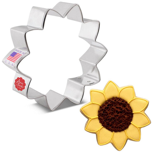 Sunflower Cookie Cutter, 3.5" - Ann Clark