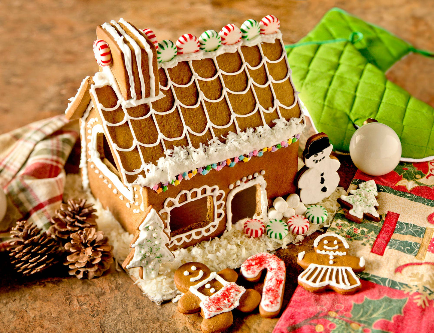 Gingerbread House Bake Set, 19-Piece Set - Fox Run