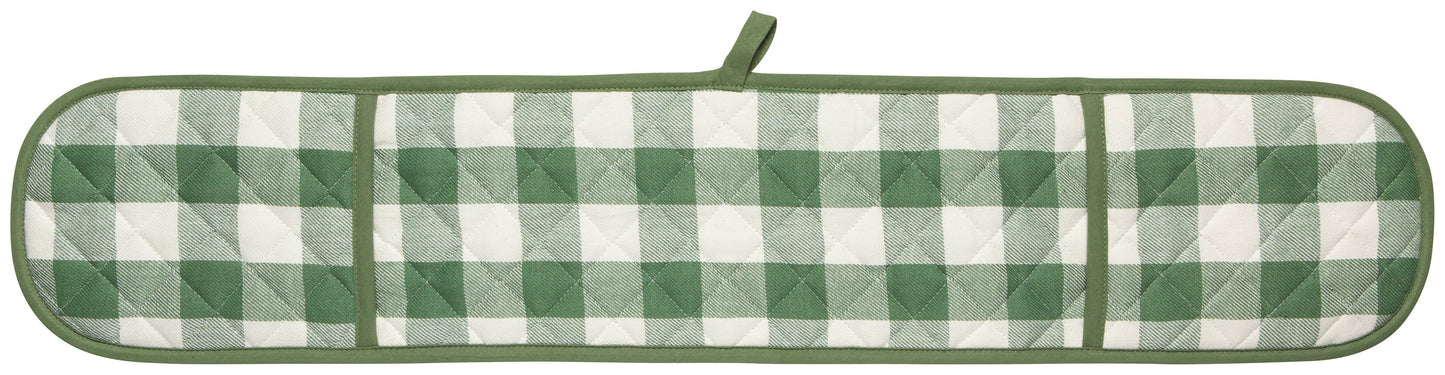 Elm Green Check Double Oven Mitt - Now Designs by Danica