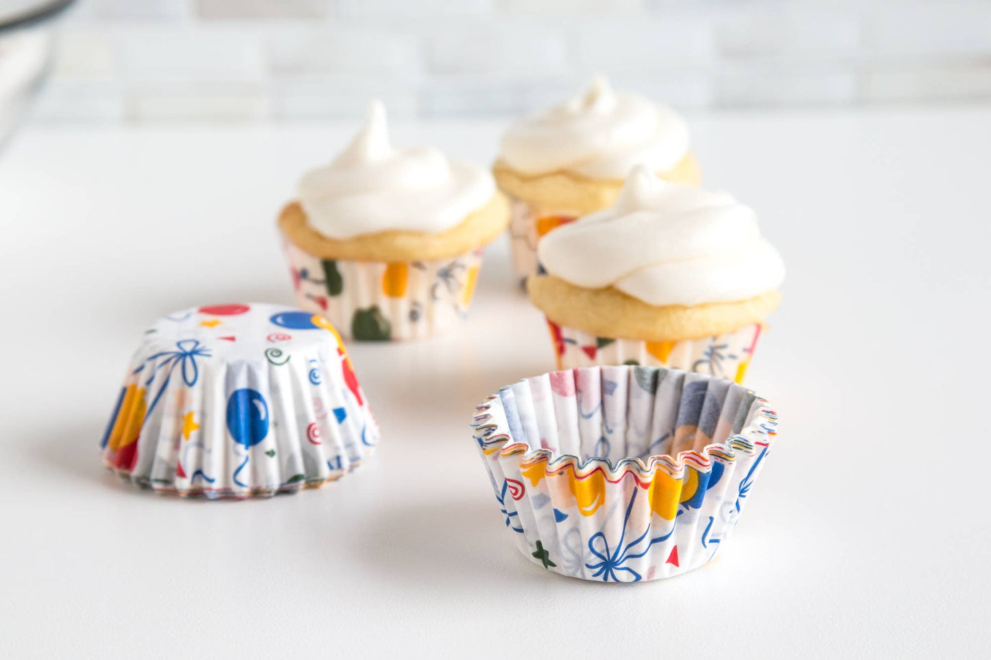Mini Party Cupcake Liners, Set of 75- Fox Run Brands