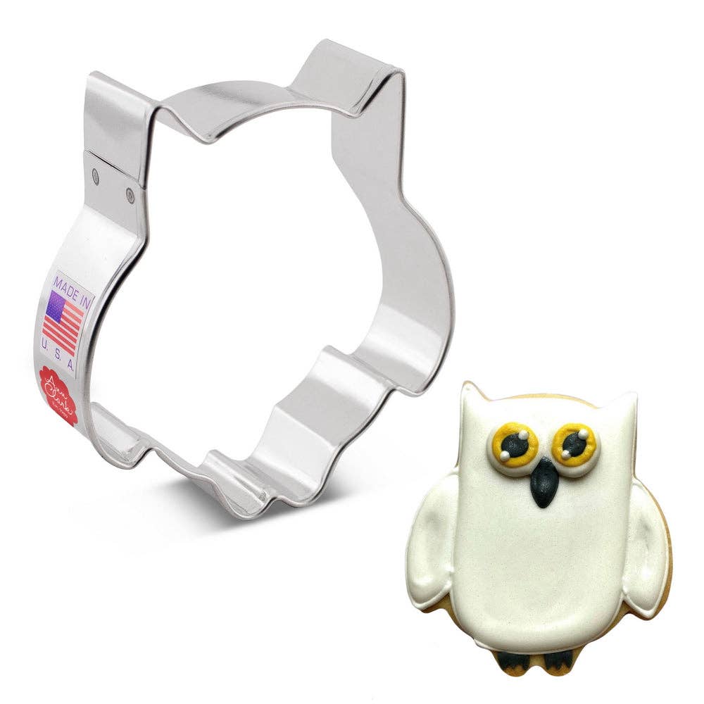Cute Owl Cookie Cutter, 3.5"- Ann Clark