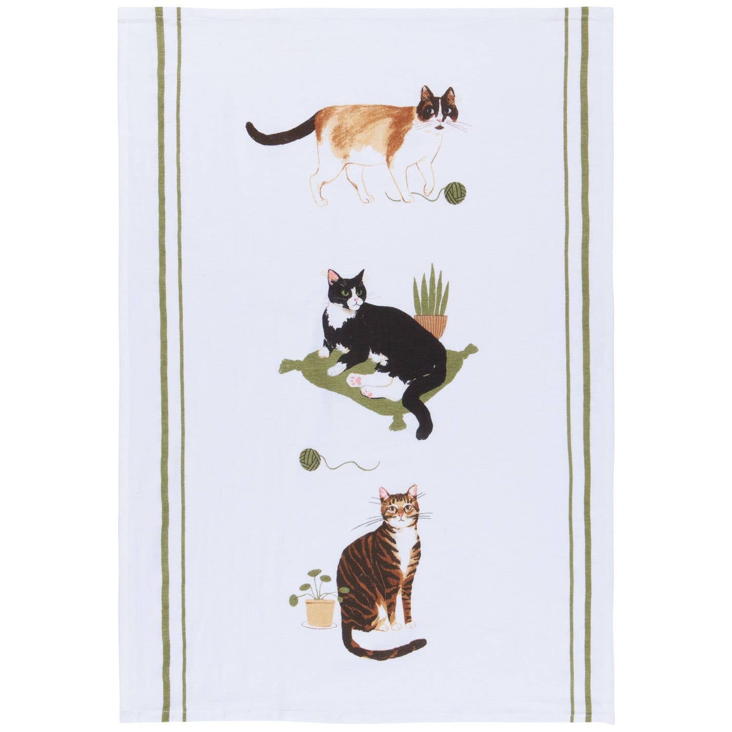 Cat Collective Bakers Floursack Dishtowels Set of 3 - Now Designs by Danica
