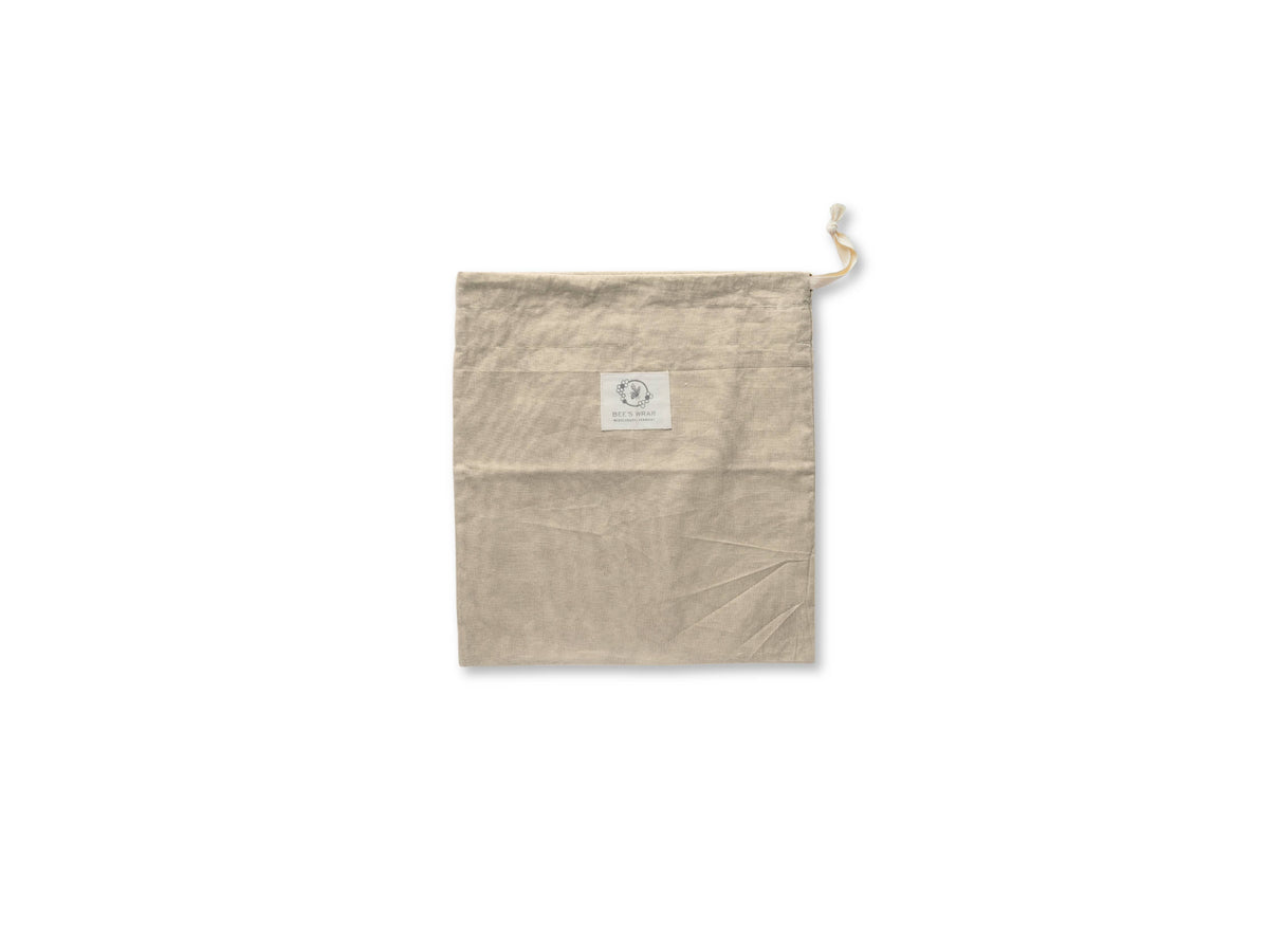 Bee's Wrap - Bees Wrap Reusable Beeswax Lined Artisan Bread Bag - Natural