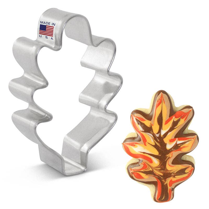 Mini Oak Leaf Cookie Cutter, 2.25"- Ann Clark