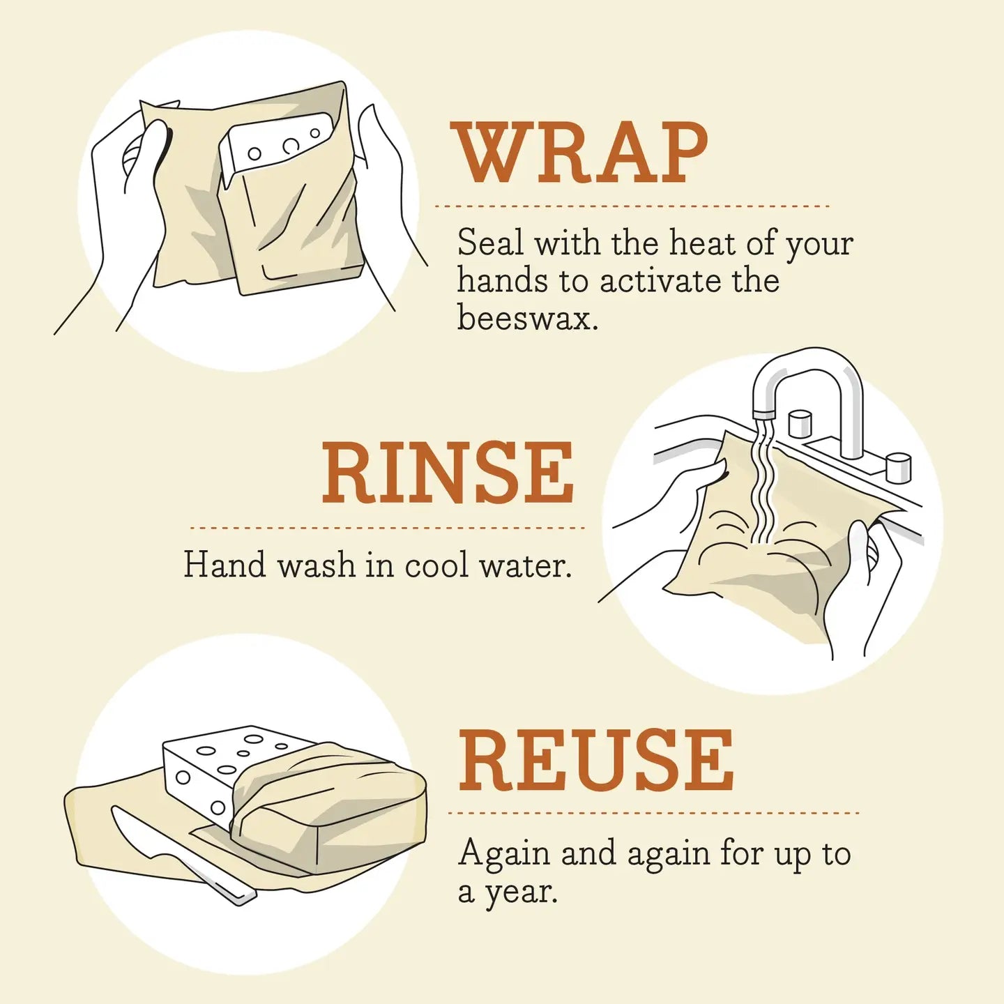 Bakery Lane Print- Bee’s Wrap® Beeswax Reusable Bread Wrap