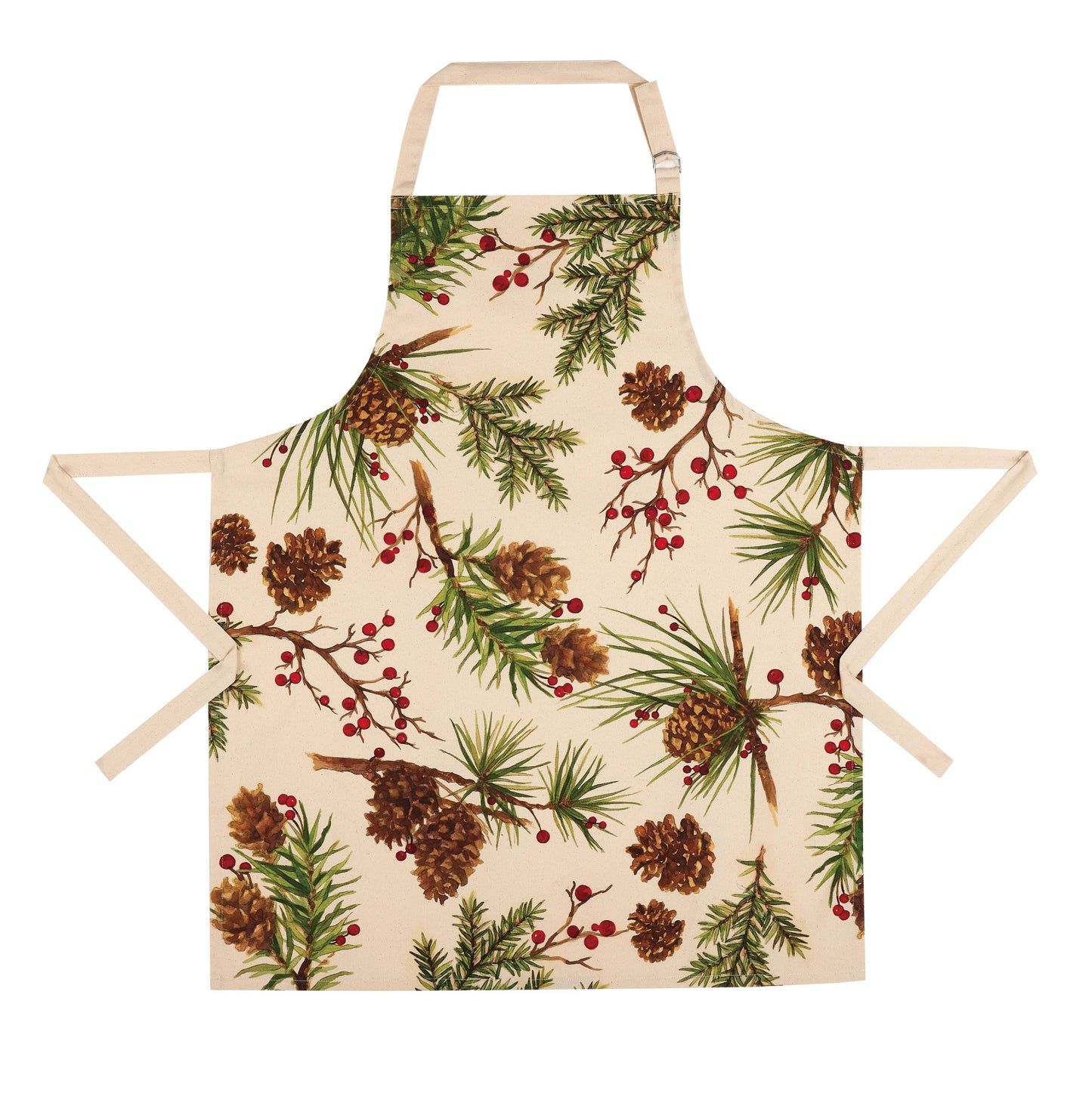 Berries & Pine Apron by Sally Eckman Roberts - Peking Handicraft