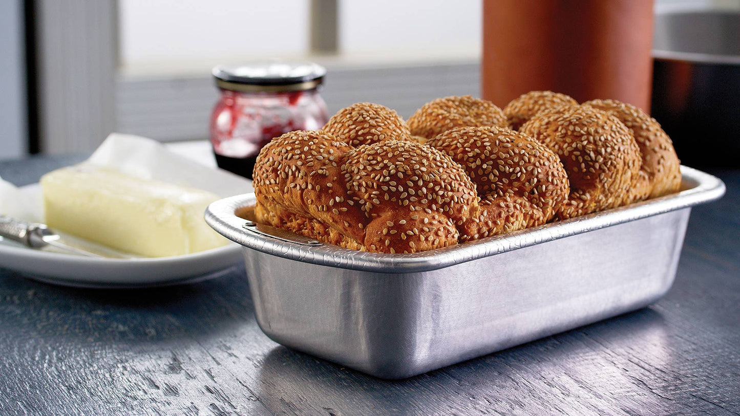 8.5" x 4.5" Pebble Textured Aluminum Loaf Pan - Doughmakers