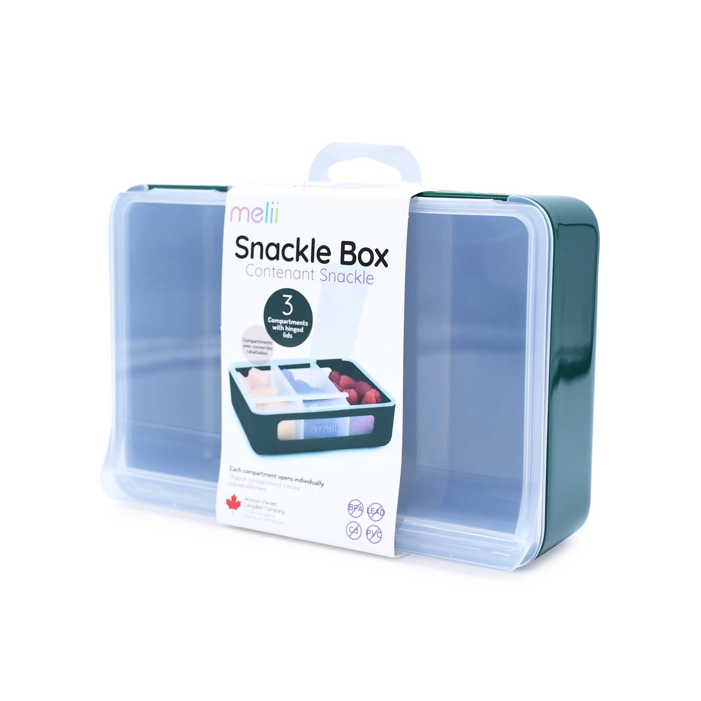 melii 3 Compartment Snackle Box
