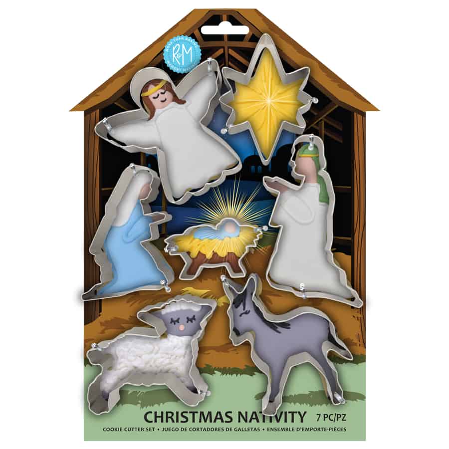 Christmas Nativity 7 PC Cookie Cutter Set - R&M International