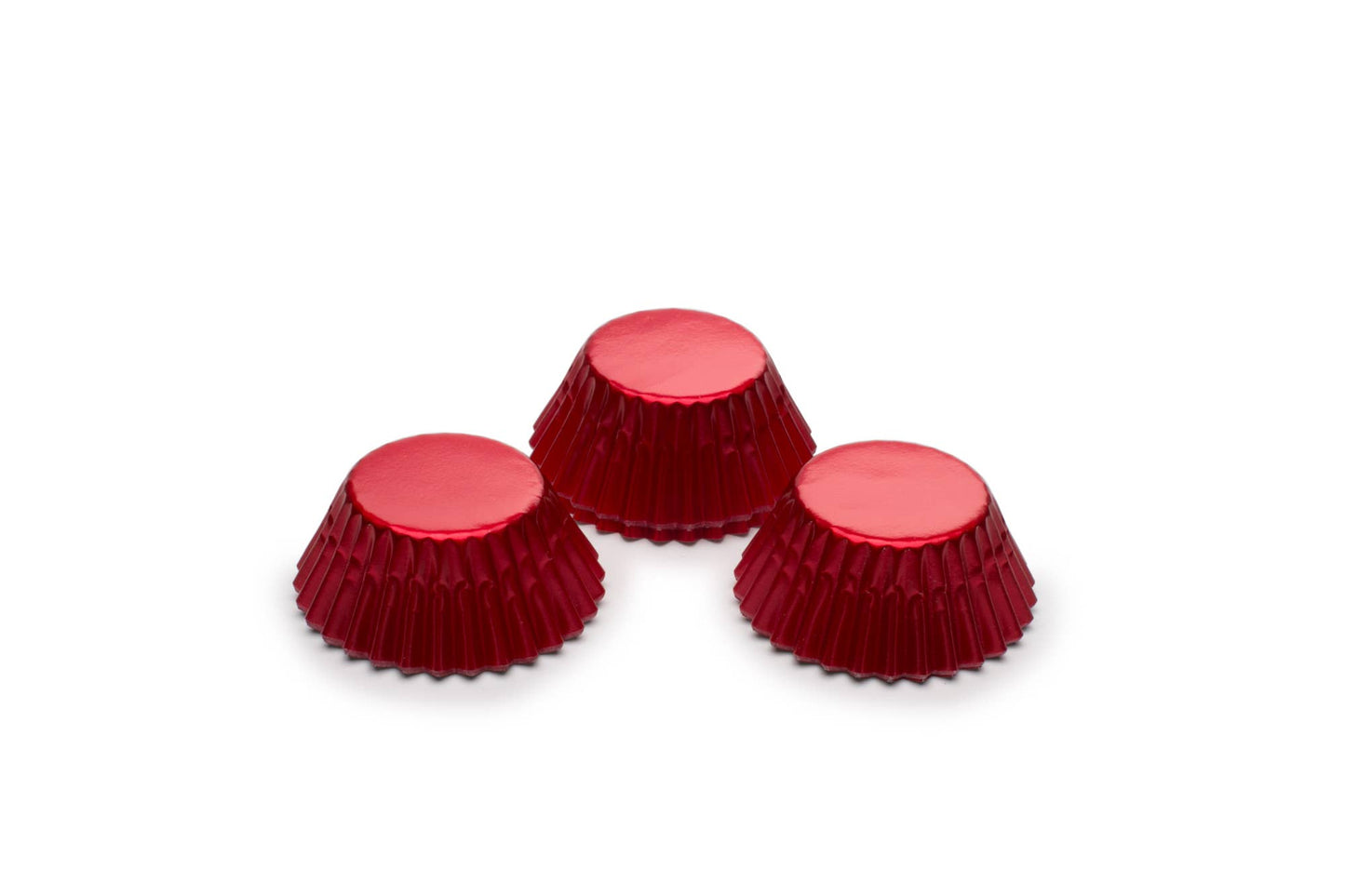 Mini Red Foil Cupcake Liners, 48 Count, 1.75" - Fox Run