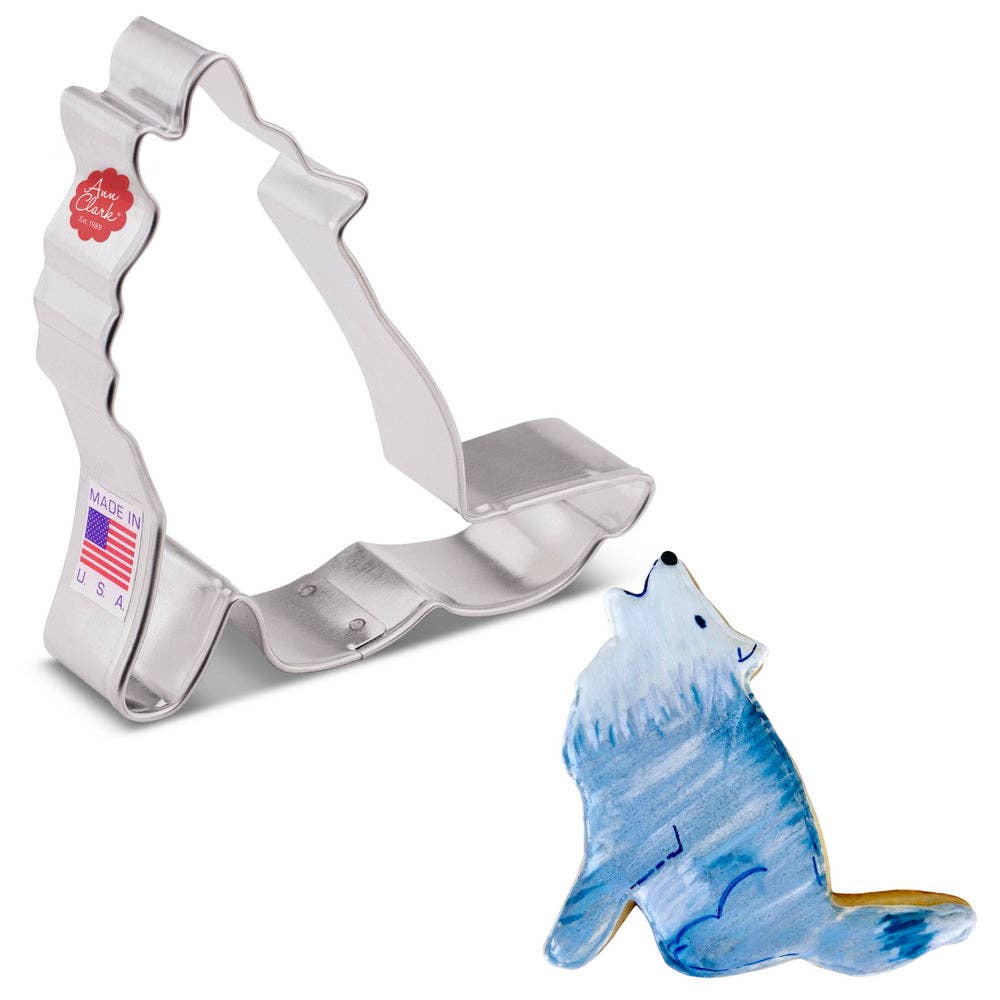 Howling Wolf Cookie Cutter (4")- Ann Clark