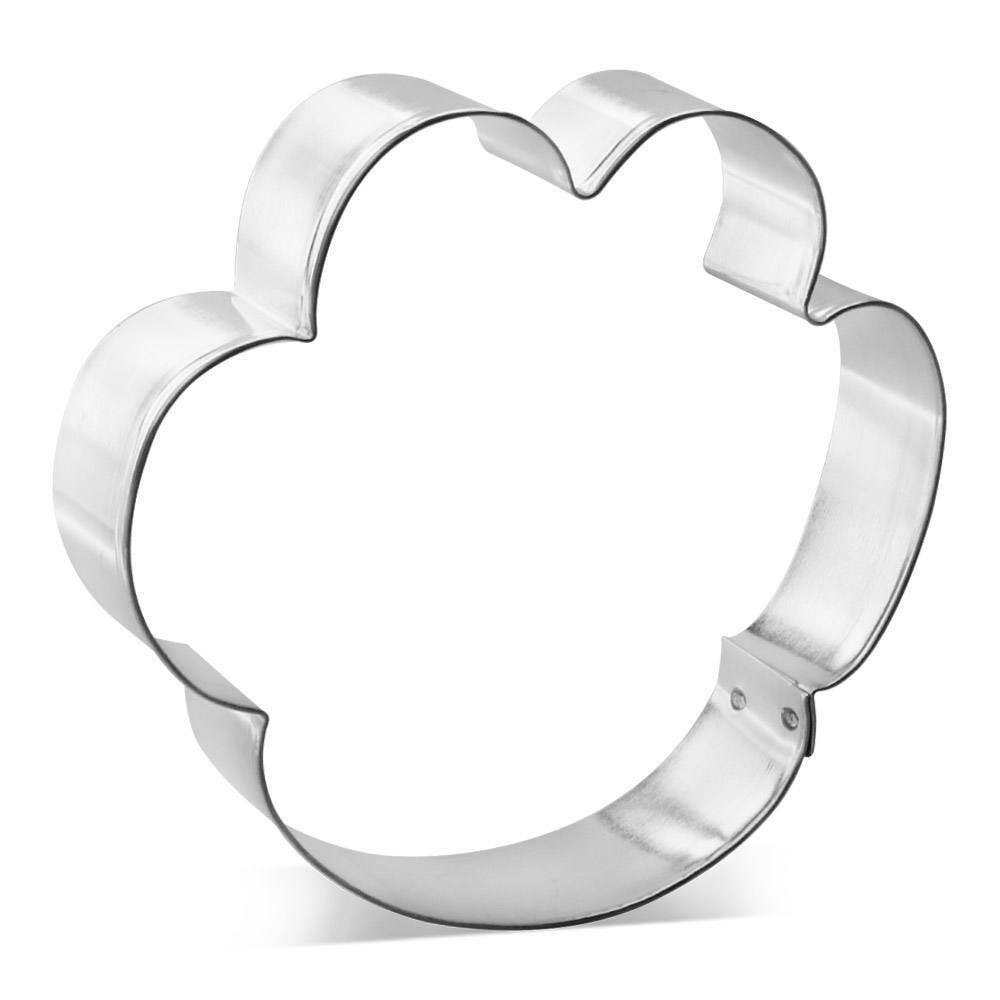 Paw Print Cookie Cutter, 4.5"