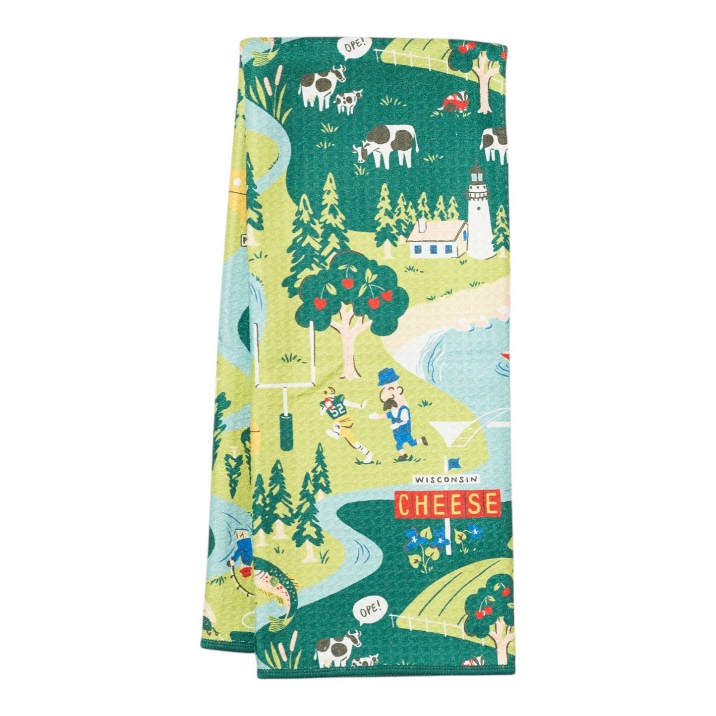 Signature Collection Wisconsin Anywhere Towel Reversible - Once Again Home Co.