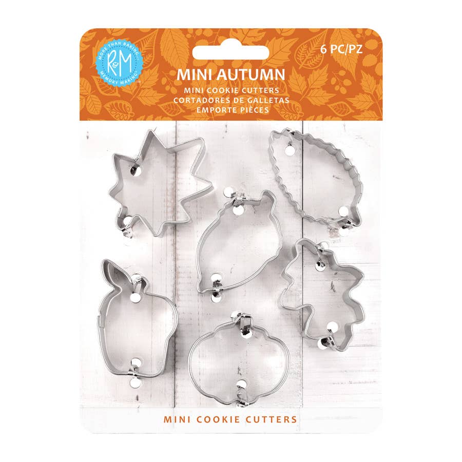 Mini Leaf 6 PC Cookie Cutter Set