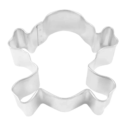 Skull with Crossbones Cookie Cutter, 3"