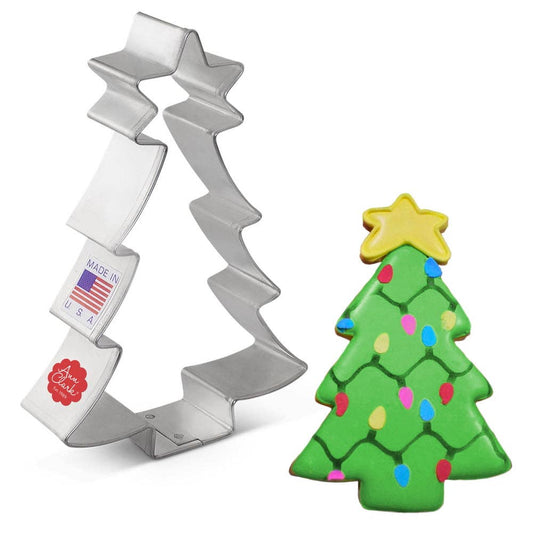 Christmas Tree with Star Cookie Cutter 4.5" - Ann Clark