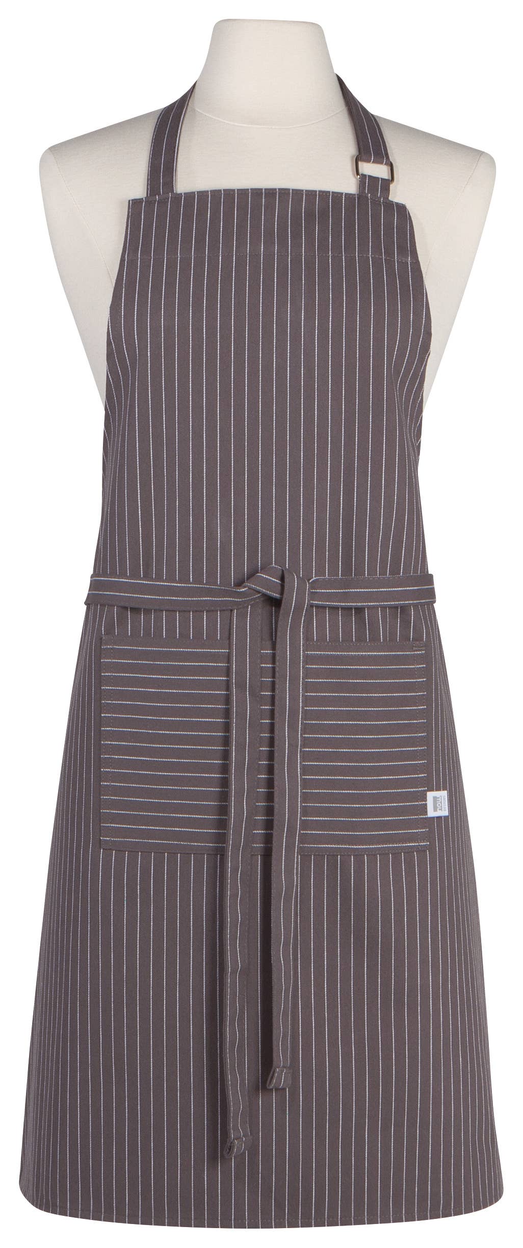 Now Designs by Danica - Granite Gray Pinstripe Chef Apron
