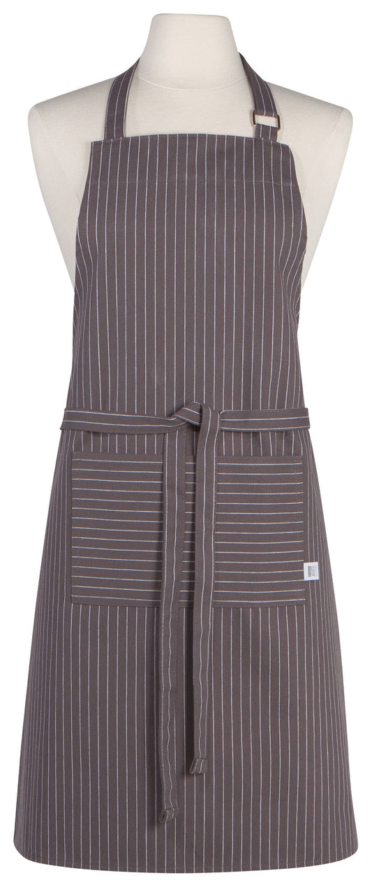 Now Designs by Danica - Granite Gray Pinstripe Chef Apron